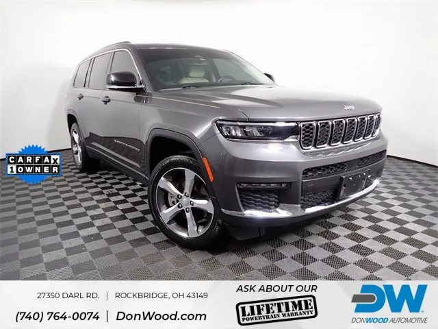 Gray 2021 Jeep Grand Cherokee L Limited for sale in Rockbridge, OH