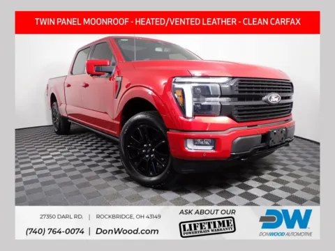 Red 2024 Ford F-150 Platinum for sale in Rockbridge, OH
