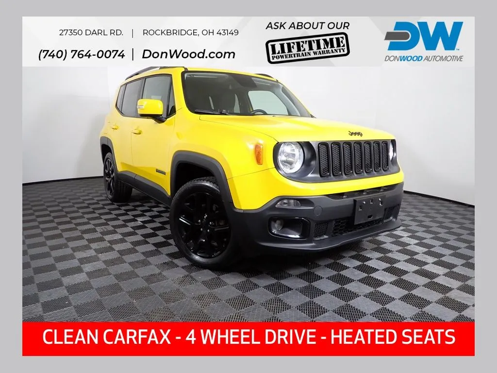 Yellow 2018 Jeep Renegade Altitude for sale in Rockbridge, OH