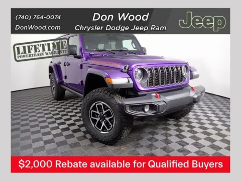 Purple 2026 Jeep Wrangler Rubicon for sale in Rockbridge, OH