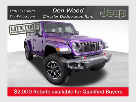 Purple 2026 Jeep Wrangler Rubicon for sale in Rockbridge, OH