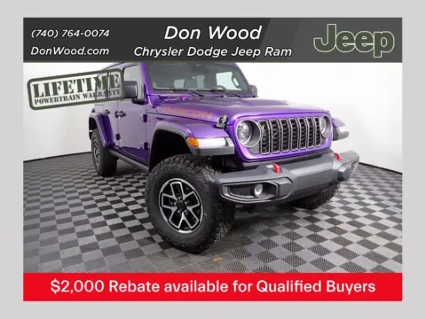 Purple 2026 Jeep Wrangler Rubicon for sale in Rockbridge, OH