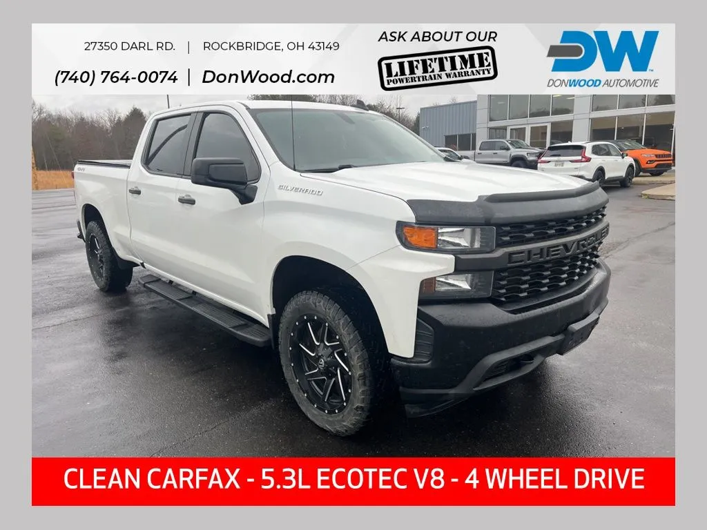 White 2019 Chevrolet Silverado 1500 WT for sale in Rockbridge, OH