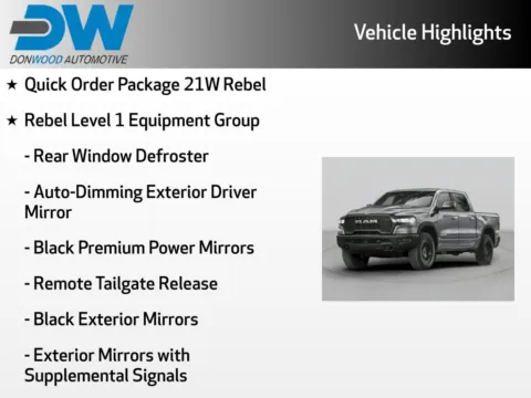 Photos of 2026 Ram 1500 Rebel for sale in Rockbridge, OH at Don Wood Chrysler Dodge Jeep Ram