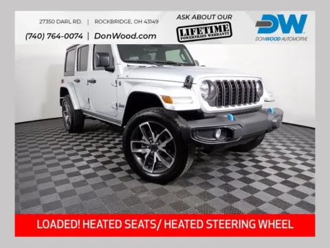 Silver 2024 Jeep Wrangler Sport S 4xe for sale in Rockbridge, OH