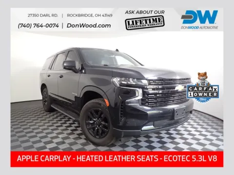 Black 2021 Chevrolet Tahoe LT for sale in Rockbridge, OH