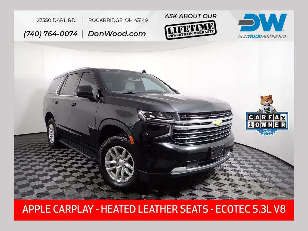 Black 2021 Chevrolet Tahoe LT for sale in Rockbridge, OH