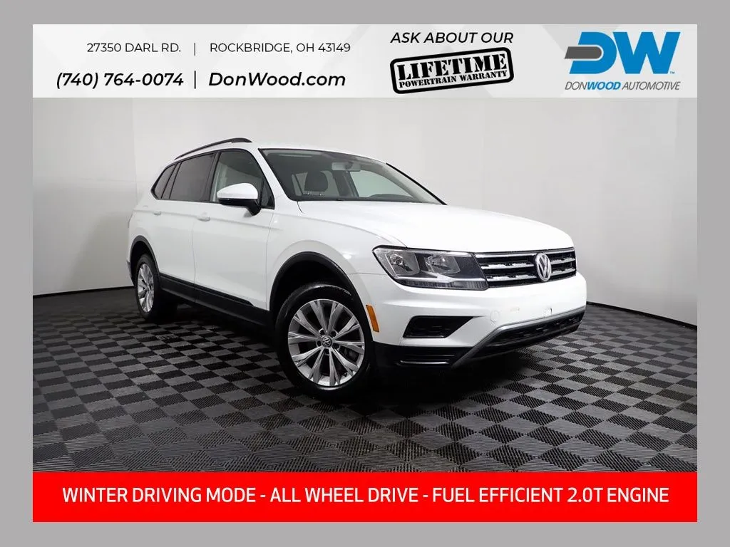 White 2018 Volkswagen Tiguan 2.0T S for sale in Rockbridge, OH