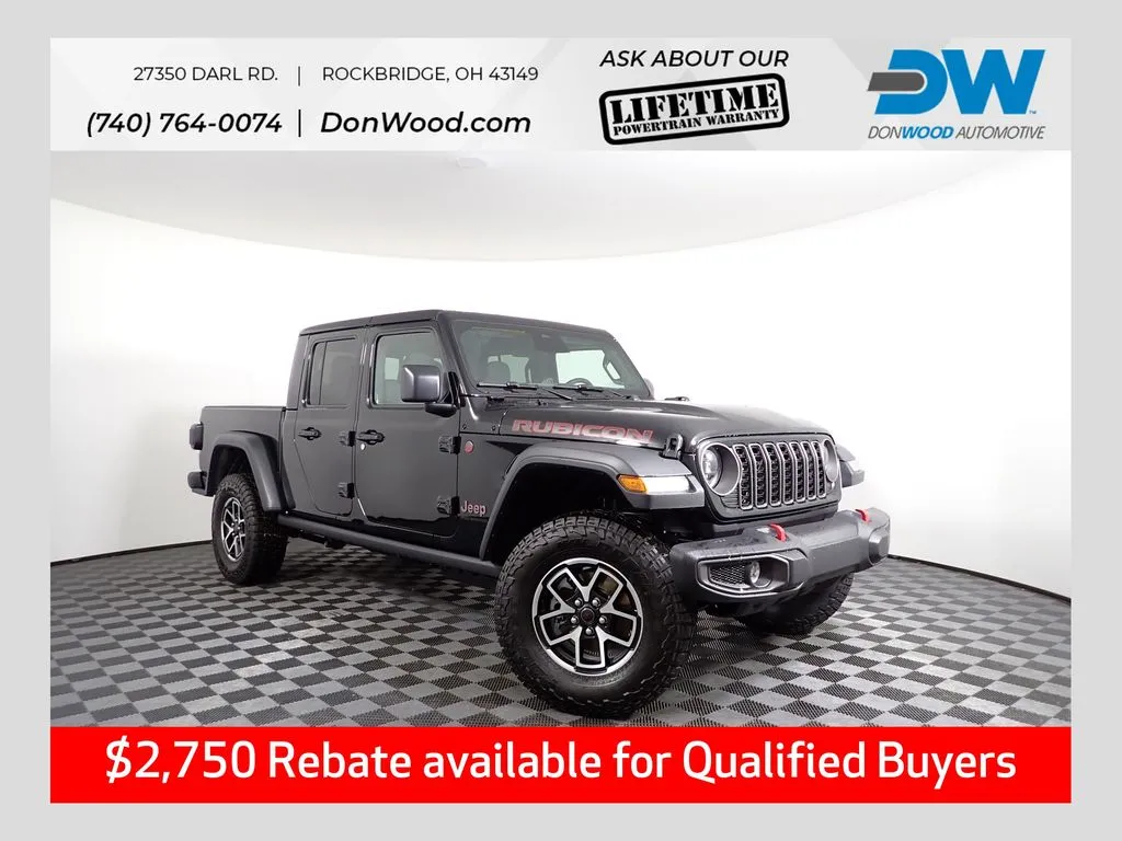 Black 2026 Jeep Gladiator Rubicon for sale in Rockbridge, OH