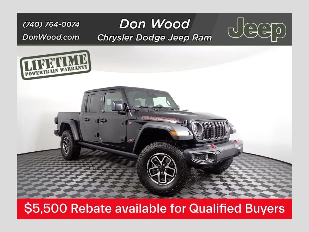Black 2026 Jeep Gladiator Rubicon for sale in Rockbridge, OH