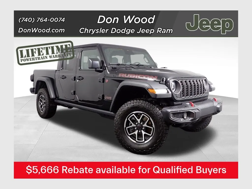 Black 2026 Jeep Gladiator Rubicon for sale in Rockbridge, OH