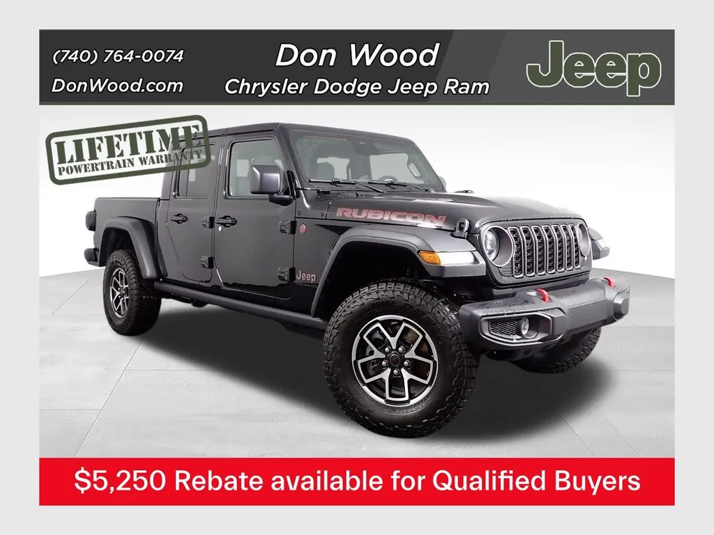 Black 2026 Jeep Gladiator Rubicon for sale in Rockbridge, OH