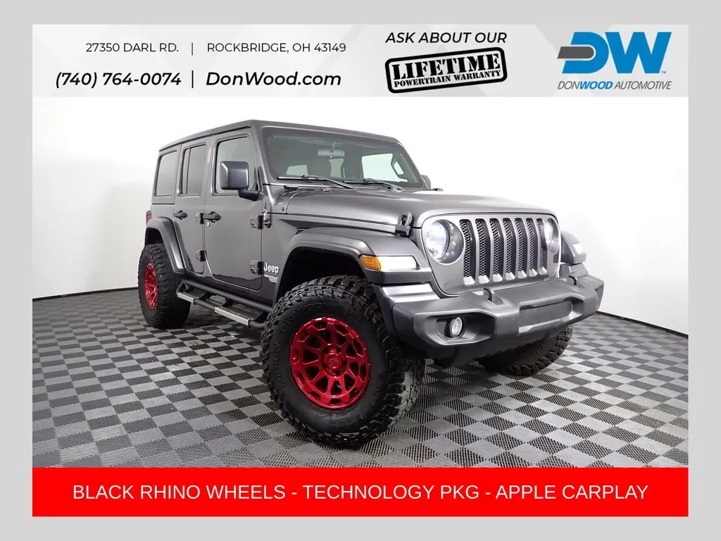 Gray 2021 Jeep Wrangler Unlimited Sport S for sale in Rockbridge, OH