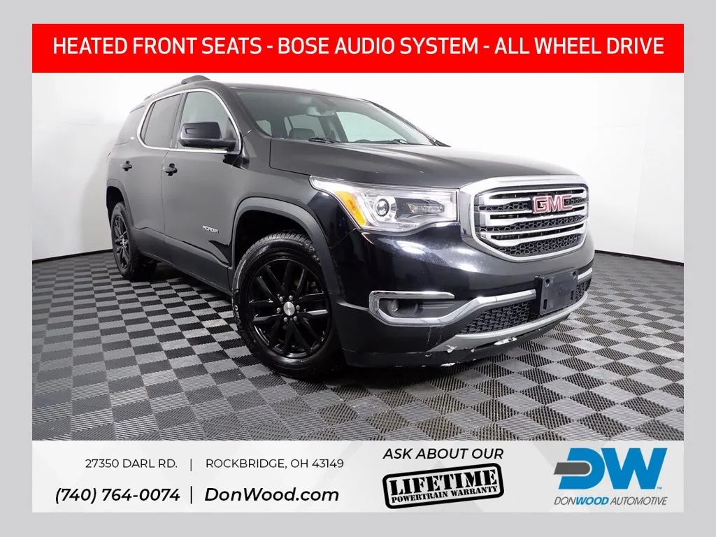 Black 2019 GMC Acadia SLT-1 for sale in Rockbridge, OH