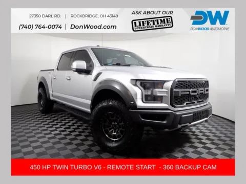 Silver 2018 Ford F-150 Raptor for sale in Rockbridge, OH