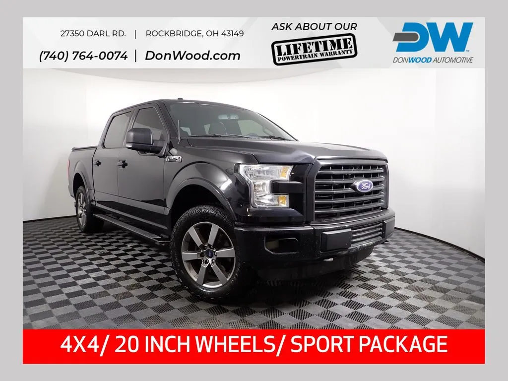 Black 2015 Ford F-150 XLT for sale in Rockbridge, OH