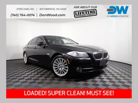 Black 2013 BMW 5 Series 535i xDrive for sale in Rockbridge, OH