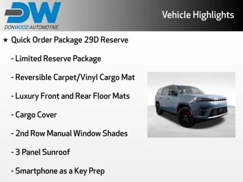 Another view of 2026 Jeep Grand Wagoneer Limited for sale in Rockbridge, OH at Don Wood Chrysler Dodge Jeep Ram