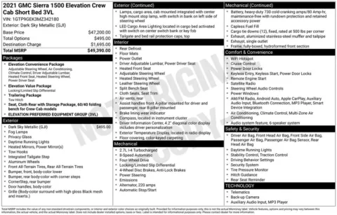 Another view of 2021 GMC Sierra 1500 Elevation for sale in Rockbridge, OH at Don Wood Chrysler Dodge Jeep Ram