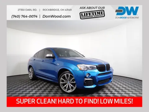 Blue 2018 BMW X4 M40i for sale in Rockbridge, OH