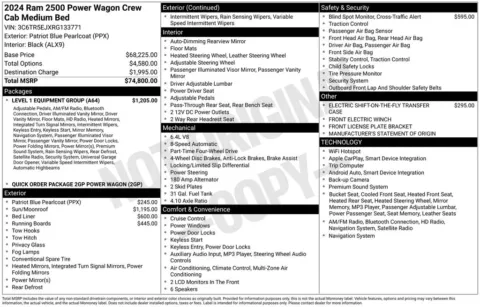 Another view of 2024 Ram 2500 Power Wagon for sale in Rockbridge, OH at Don Wood Chrysler Dodge Jeep Ram