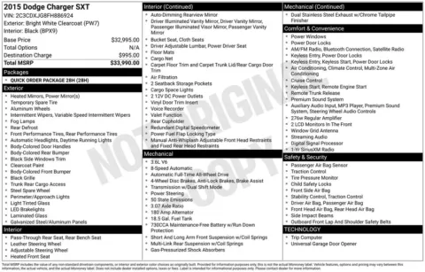 Another view of 2015 Dodge Charger SXT for sale in Rockbridge, OH at Don Wood Chrysler Dodge Jeep Ram