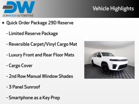 Another view of 2026 Jeep Grand Wagoneer Limited Reserve for sale in Rockbridge, OH at Don Wood Chrysler Dodge Jeep Ram