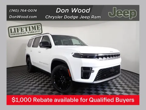 White 2026 Jeep Grand Wagoneer Limited Reserve for sale in Rockbridge, OH