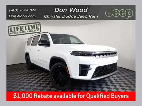 White 2026 Jeep Grand Wagoneer Limited Reserve for sale in Rockbridge, OH