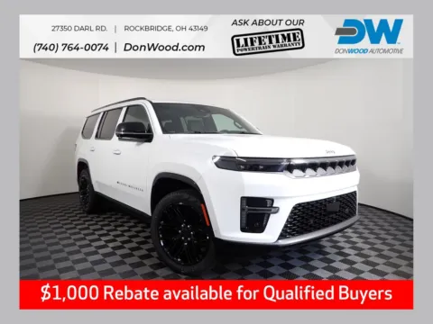 White 2026 Jeep Grand Wagoneer Limited Reserve for sale in Rockbridge, OH