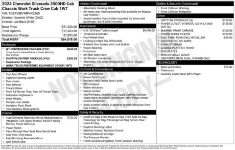 Another view of 2024 Chevrolet Silverado 3500HD Work Truck for sale in Rockbridge, OH at Don Wood Chrysler Dodge Jeep Ram