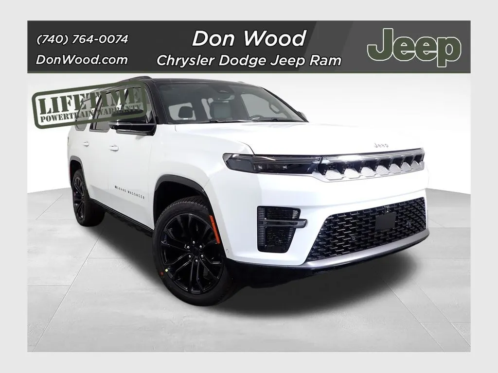 White 2026 Jeep Grand Wagoneer Summit Obsidian for sale in Rockbridge, OH