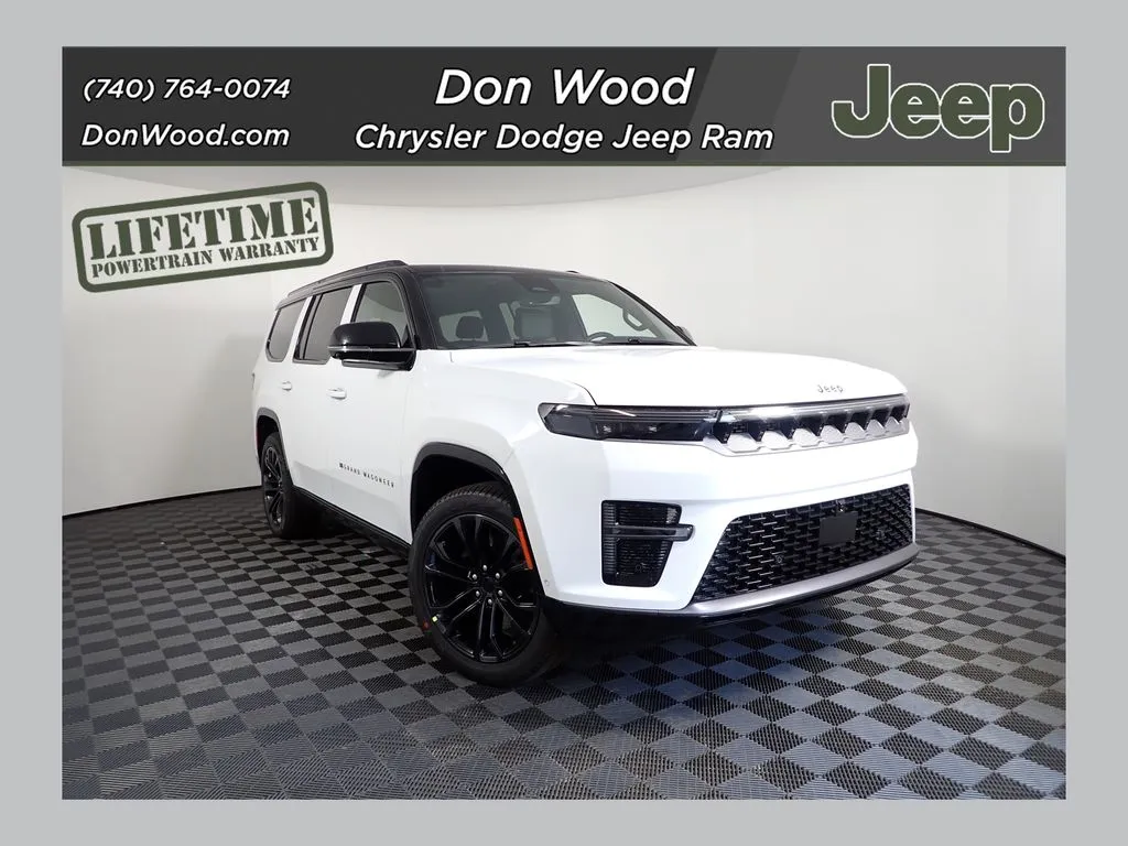 White 2026 Jeep Grand Wagoneer Summit Obsidian for sale in Rockbridge, OH