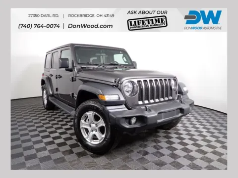 Gray 2020 Jeep Wrangler Unlimited Sport S for sale in Rockbridge, OH