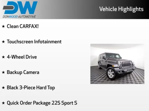 Another view of 2020 Jeep Wrangler Unlimited Sport S for sale in Rockbridge, OH at Don Wood Chrysler Dodge Jeep Ram