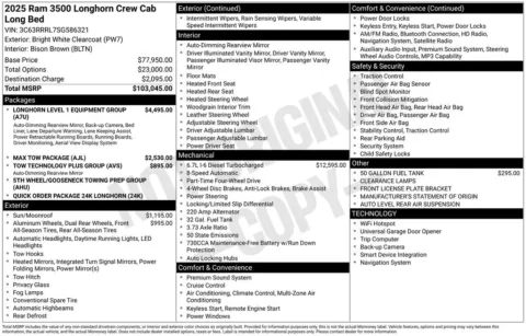 More photos of 2025 Ram 3500 Limited at Don Wood Chrysler Dodge Jeep Ram, OH