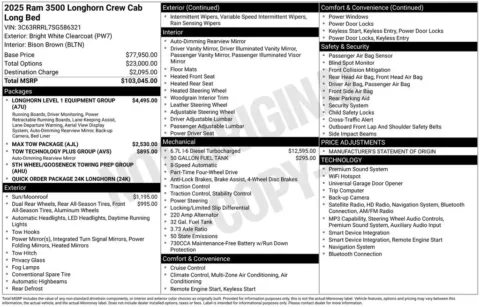 More photos of 2025 Ram 3500 Limited at Don Wood Chrysler Dodge Jeep Ram, OH