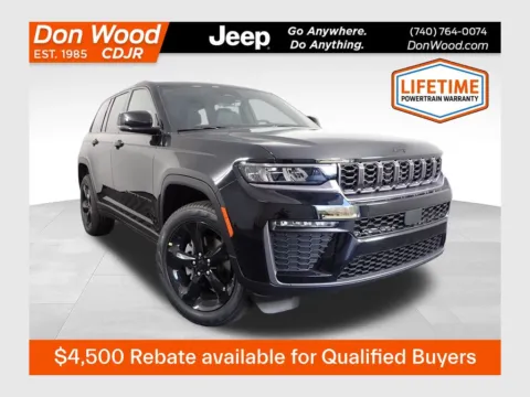 Black 2026 Jeep Grand Cherokee Limited for sale in Rockbridge, OH