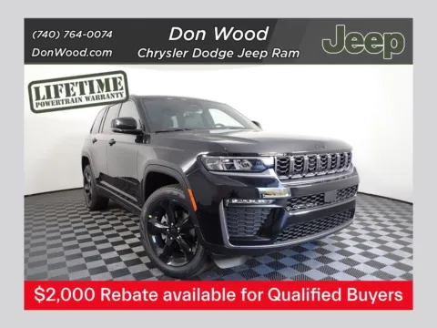 Black 2026 Jeep Grand Cherokee Limited for sale in Rockbridge, OH