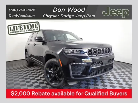 Black 2026 Jeep Grand Cherokee Limited for sale in Rockbridge, OH