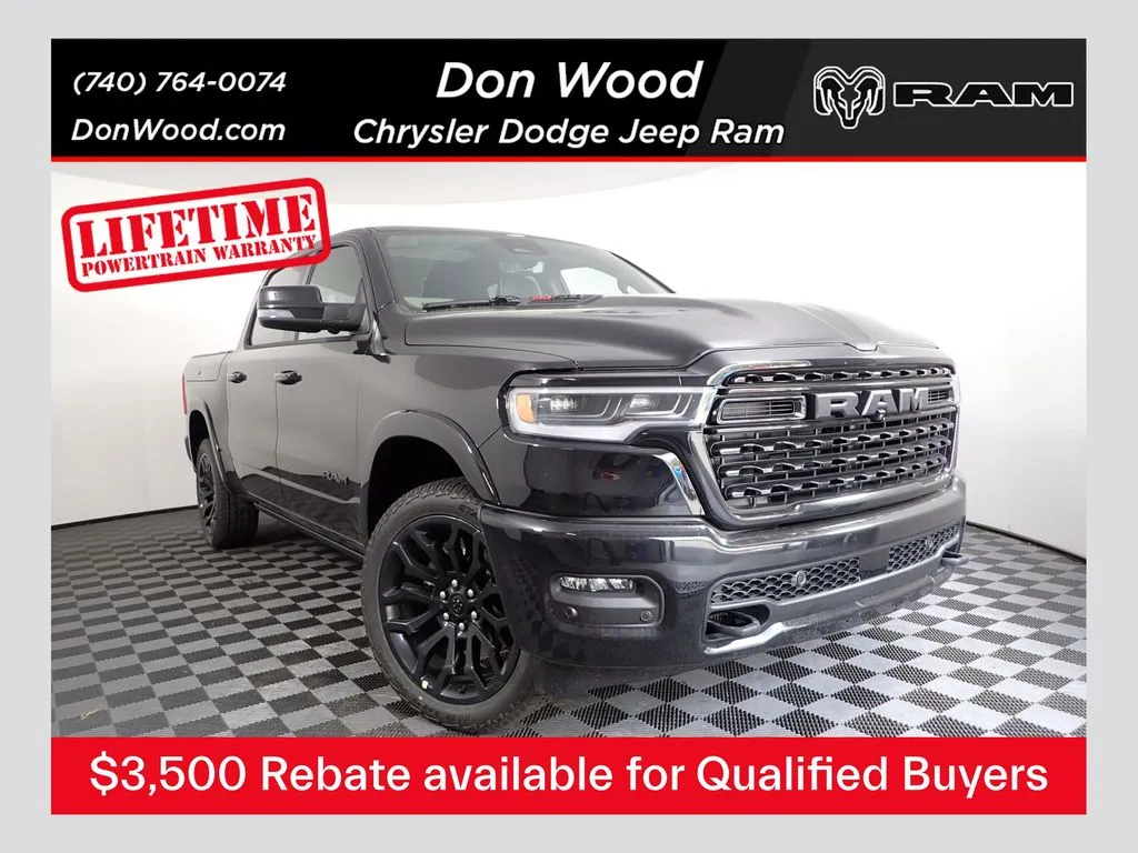 Black 2026 Ram 1500 Limited for sale in Rockbridge, OH