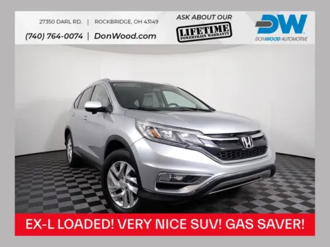 Silver 2015 Honda CR-V EX-L for sale in Rockbridge, OH