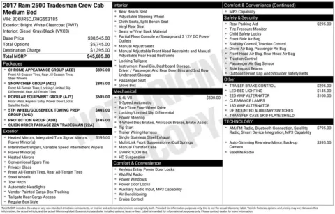 More photos of 2017 Ram 2500 Tradesman at Don Wood Chrysler Dodge Jeep Ram, OH