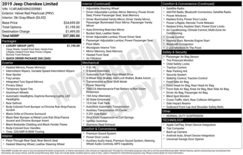 More photos of 2019 Jeep Cherokee Limited at Don Wood Chrysler Dodge Jeep Ram, OH