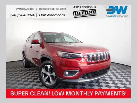 Red 2019 Jeep Cherokee Limited for sale in Rockbridge, OH