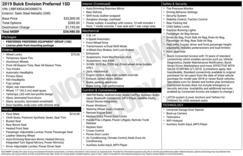 More photos of 2019 Buick Envision Preferred at Don Wood Chrysler Dodge Jeep Ram, OH