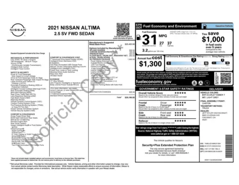 More photos of 2021 Nissan Altima 2.5 SV at Don Wood Chrysler Dodge Jeep Ram, OH