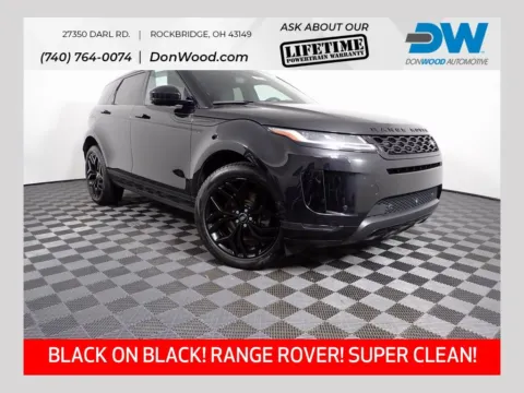 Black 2022 Land Rover Range Rover Evoque SE for sale in Rockbridge, OH
