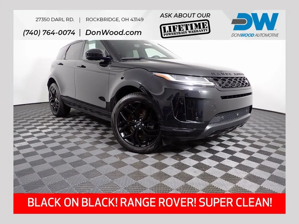Black 2022 Land Rover Range Rover Evoque SE for sale in Rockbridge, OH
