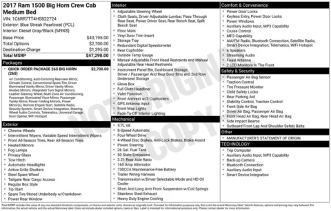 More photos of 2017 Ram 1500 Big Horn at Don Wood Chrysler Dodge Jeep Ram, OH